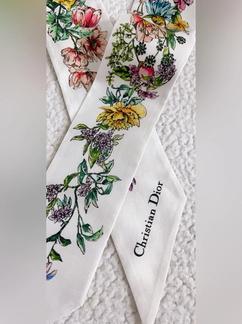Dior Jardin D’hiver Mitzah Silk Scarf